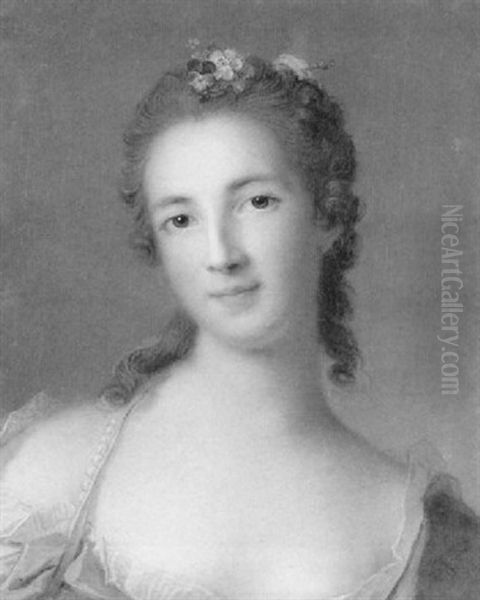 Portrait En Buste De Louise Henriette De Bourbon Conti, Duchesse D'orleans - view 1