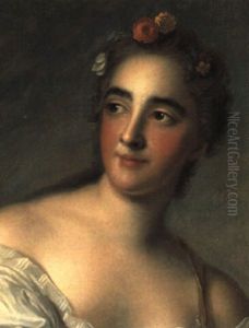 Bildnis Der Marquise De Vintimille Als Aurora Mit Bluten Im Haar Bildnis Der Marquise De Vintimille Als Aurora Mit Bluten Im Haar
