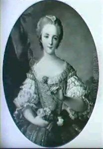 Mademoiselle De La Tournelle by Jean Marc Nattier