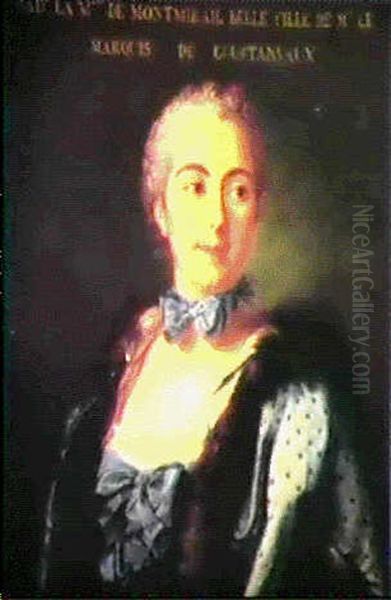 Portrait De La Marquise De Montmirail, Belle-fille Du Marquis De Courtanvaux - view 1
