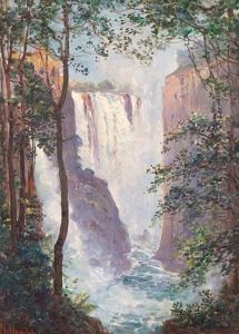 The Victoria Falls by Pieter Hugo Naude