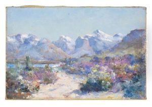 Sandhills, Worcester Mountains Beyond by Pieter Hugo Naude