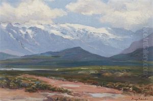 Snow Capped Mountains, Worcester by Pieter Hugo Naude