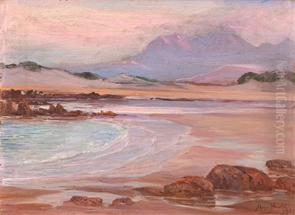 A Lagoon With Mountains Beyond - view 1
