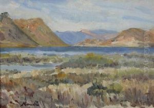 An Extensive Landscape With A Lake