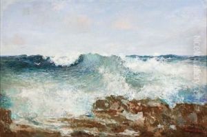 Seascape With Rolling Waves Seascape With Rolling Waves