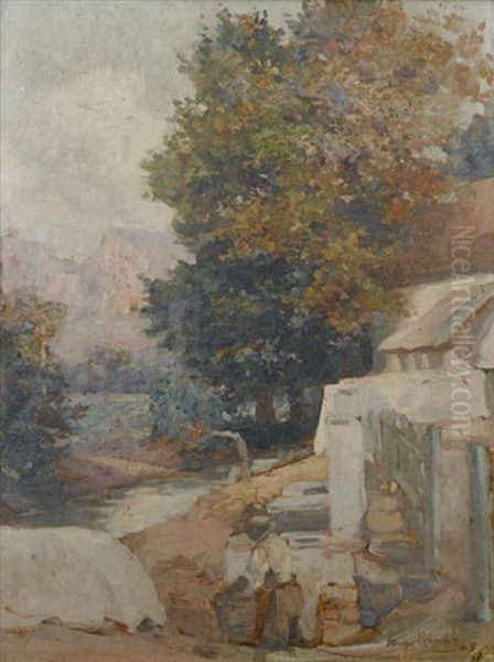 Rural Scene (worcester?) - view 1