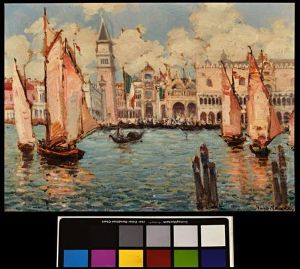 The Doge's Palace, Venice by Pieter Hugo Naude