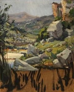Unfinished Landscape, Caledon by Pieter Hugo Naude