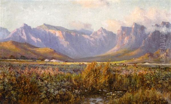 Mountainous Landscape Near Worcester - view 1