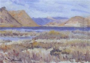 Lagoon And Mountains