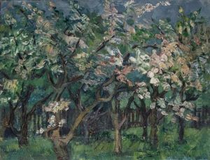 Blooming Fruit Trees by Heinrich Nauen