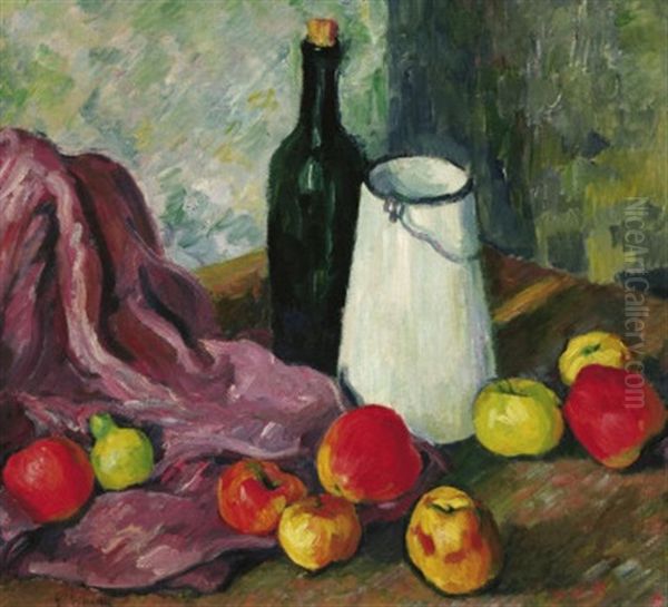 Stilleben Mit Apfel Und Kanne - view 1