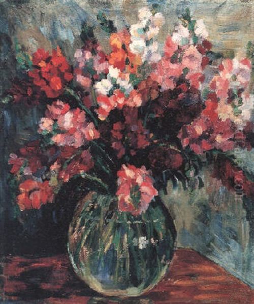 Blumen In Kugelvase - view 1