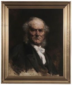 Portrait Of Scowling Older Man