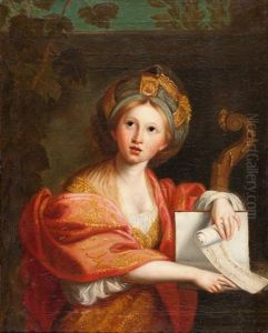 Sibilla Cumana (after Domenichino) (+ Sibilla Persica (after Guercino); Pair) by Naumann, Friedrich Gotthard