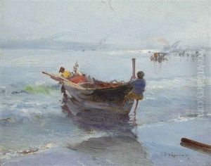 Coming Ashore by Jose Navarro Llorens