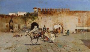 Un Mercado En Tetuan (morrocan Market Scene)