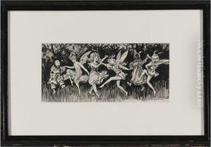 Dancing Fairies And Dolls by Reginald Bathurst Birch