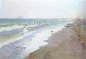 Nino Jugando En La Playa
