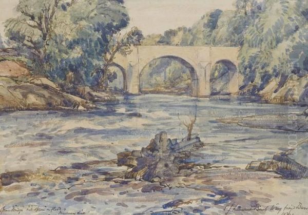 Spean Bridge With Spean In Flood, Invernesshire - view 1