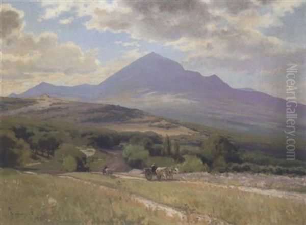 Travellers In A Georgian Landscape - view 1