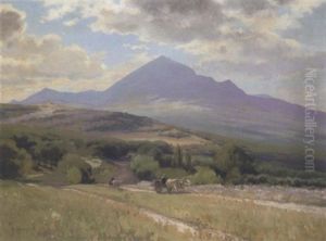 Travellers In A Georgian Landscape