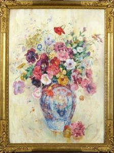 Vase Garni De Fleurs Vase Garni De Fleurs