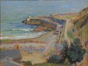 The Old Quay, Lamorna by Samuel John Lamorna Birch