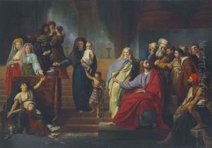 Christ Giving To The Poor