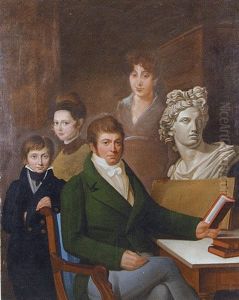 Portrait D'une Famille Dans Un Interieur Portrait D'une Famille Dans Un Interieur