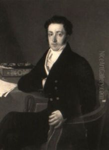 Portrait Of A Gentleman, Seated Three-quarter Length In A Chair by Francois-Joseph Navez