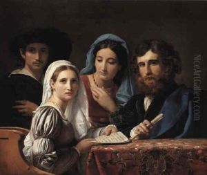 Scene De Musique by Francois-Joseph Navez