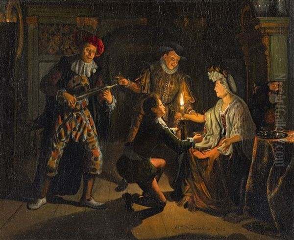 The Matchmaker's Visit - view 1