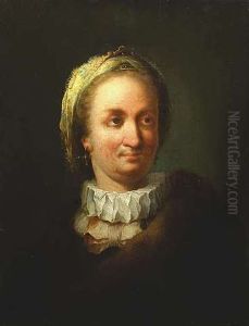 Alte Frau Mit Spitzenkragen