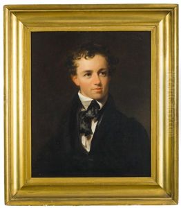Portrait Of A Young Man, Edward M. Davis Of Philadelphia by John Neagle