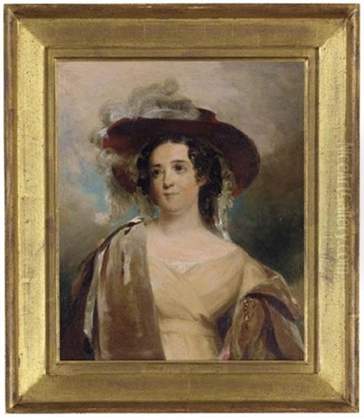Portrait Of Mrs. Nicholas Biddle (after Thomas Sully) by John Neagle