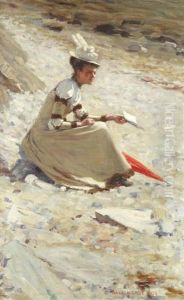 Reading On The Beach Reading On The Beach