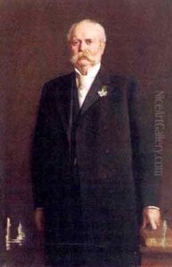 Portrait Of A Gentleman In A Black Coat With A White Button Hole Portrait Of A Gentleman In A Black Coat With A White Button Hole
