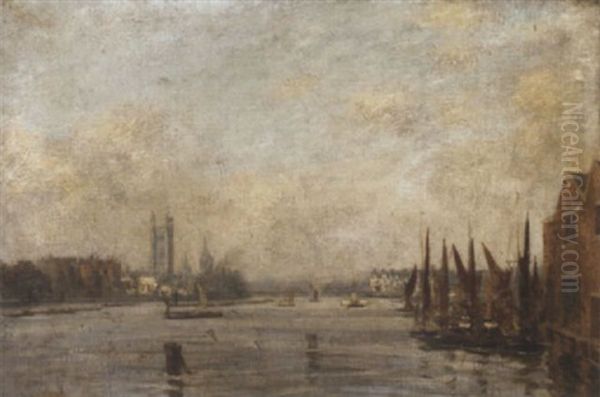 The Houses Of Parliament From The South Bank - view 1