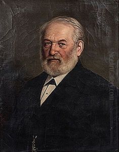 Portrait Of A Man by Friedrich Joseph Adolf Nebel