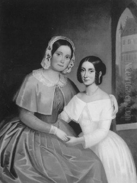 Portrait Von Mutter Und Tochter - view 1