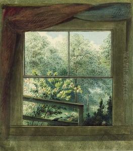''springland From The Window Of Green Lodge'' by William Russell Birch