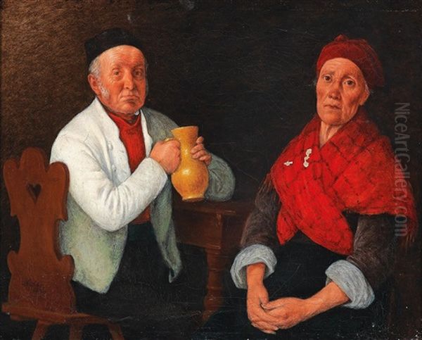 Seated Couple - view 1