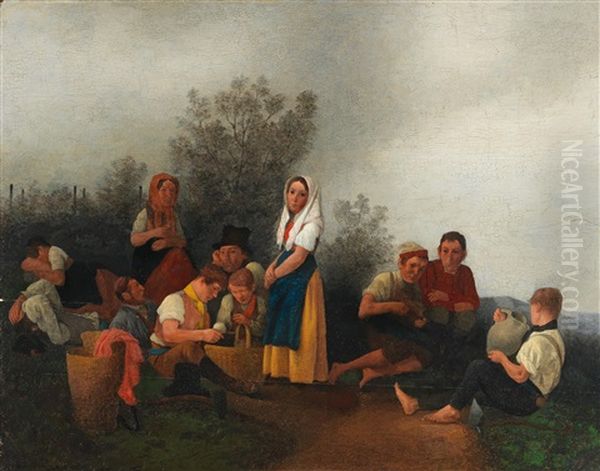 Schreiber Family At The Vineyard - view 1