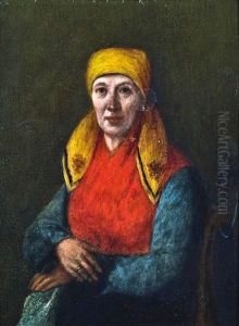 Bildnis Einer Frau Mit Kopftuch