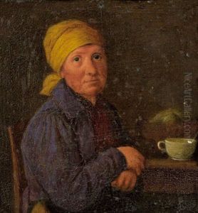 Frau Bei Einer Tasse Tee