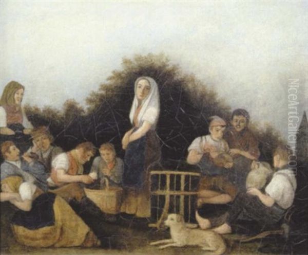 Die Hauer-familie Schreiber Im Weinberg In Grinzing - view 1