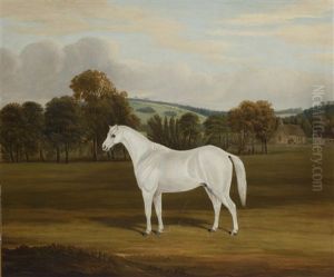 A White Horse In A Landscape by William Nedham