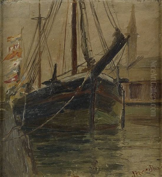 Untitled (sailboat On Chicago Waterfront) - view 1